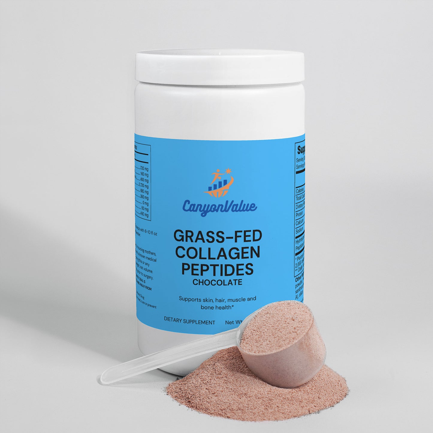 Grass-Fed Collagen Peptides Powder (Chocolate)
